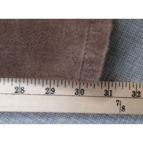 MARGARET GODFREY Suede Style 100% Leather Pants Women's 32" Waist Brown Western - Picture 10 of 16